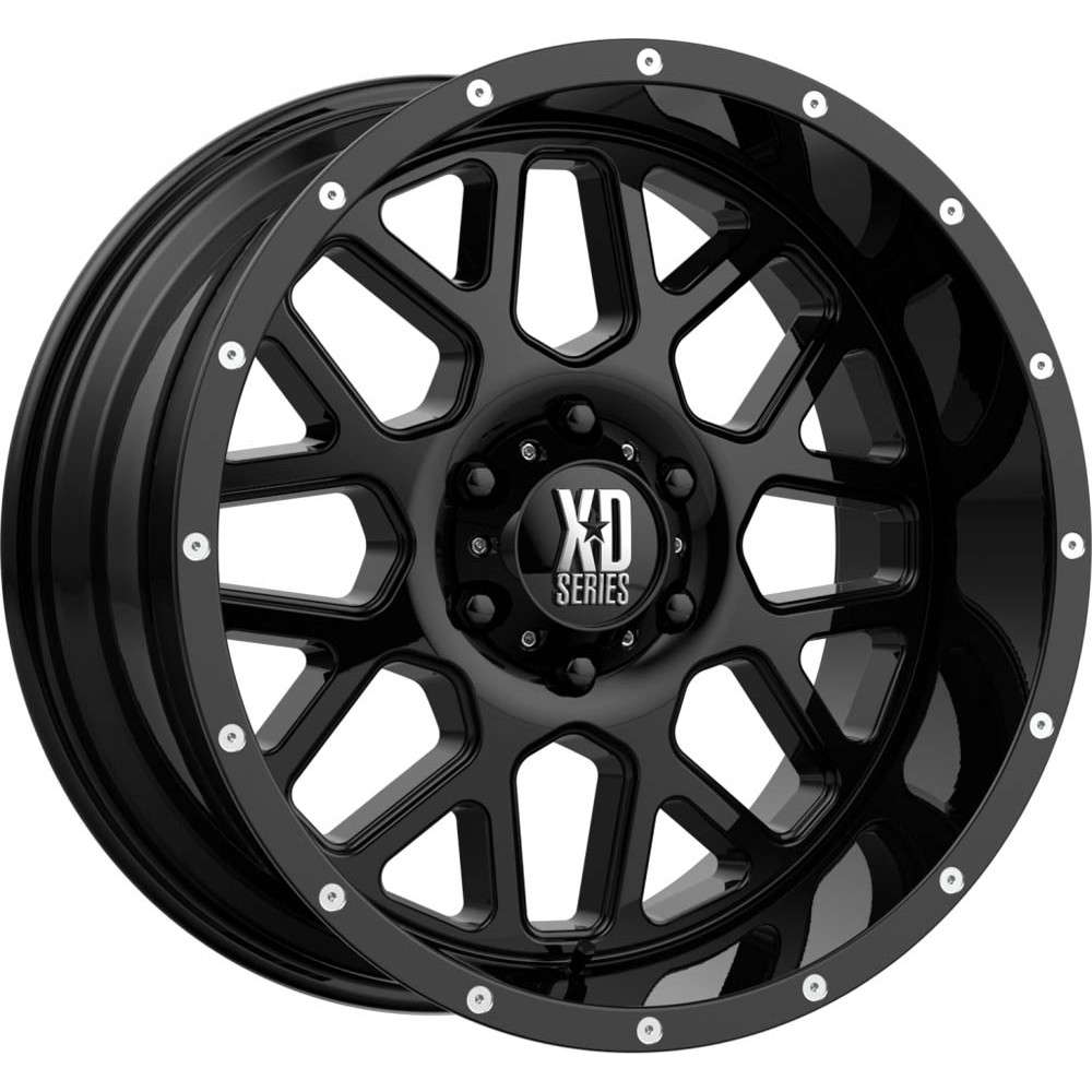 XD XD820 GRENADE Gloss Black Wheel (22