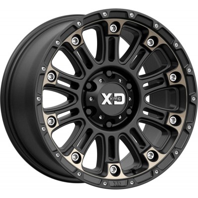 XD XD829 HOSS II Satin Black Machined Dark Tint Wheel 17" x 9" | Ford F-150 2021-2023