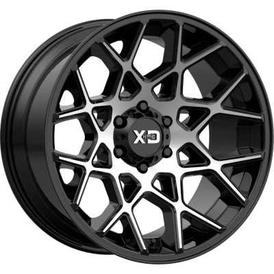 XD XD831 CHOPSTIX Gloss Black Machined Wheel (20