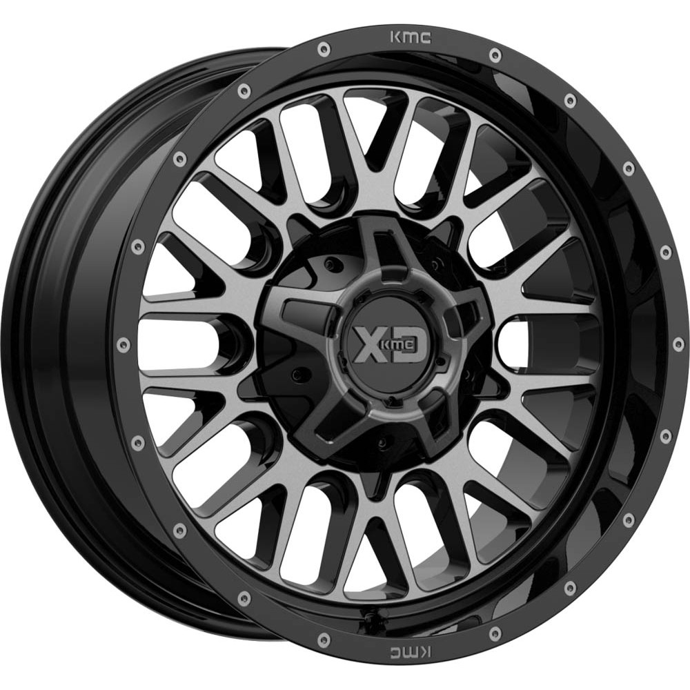 XD XD842 SNARE Gloss Black Gray Tint Wheel (20
