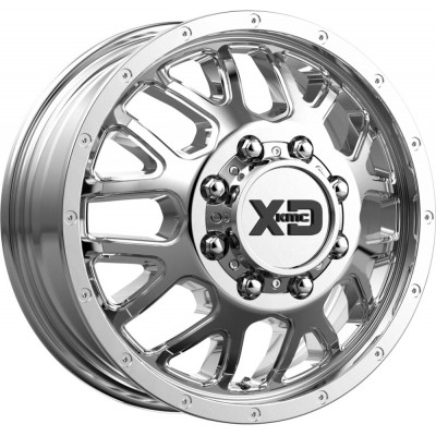 XD XD843 GRENADE DUALLY Chrome - Front Wheel (20