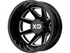 XD XD845 PIKE DUALLY Gloss Black Milled - Rear Wheel (22