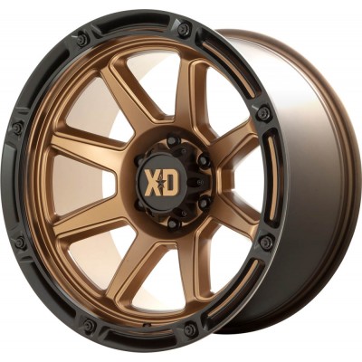 XD XD863 Matte Bronze With Black Lip Wheel 20" x 9" | RAM 1500 (6-Lug) 2019-2023