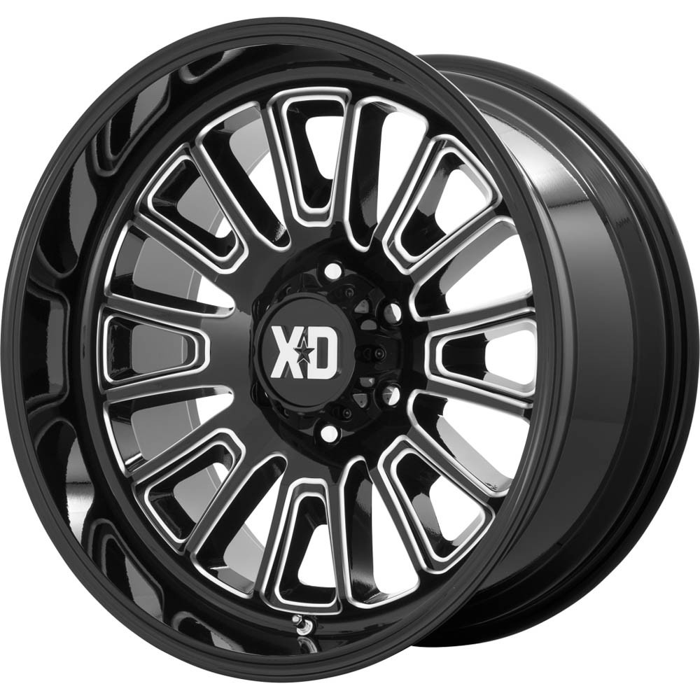 XD XD864 ROVER Gloss Black Milled Wheel 20" x 9" | RAM 1500 (6-Lug) 2019-2023