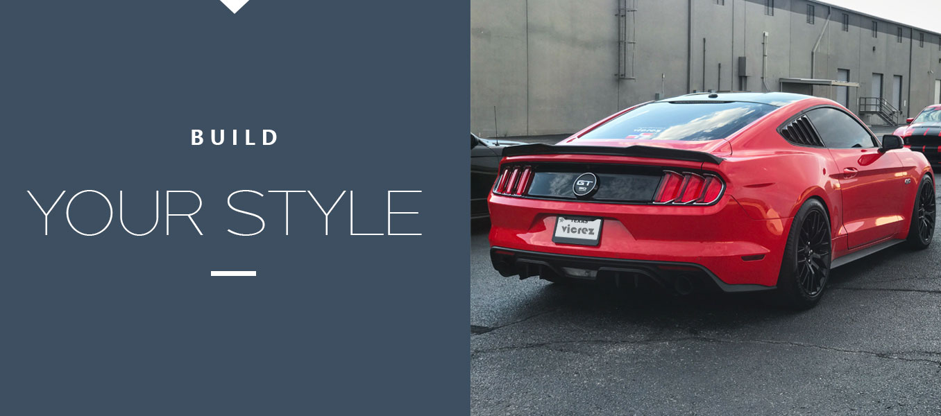 Vicrez Ford Mustang 2015-2017 VZ Style Carbon Fiber Rear Wing Spoiler - vz100324