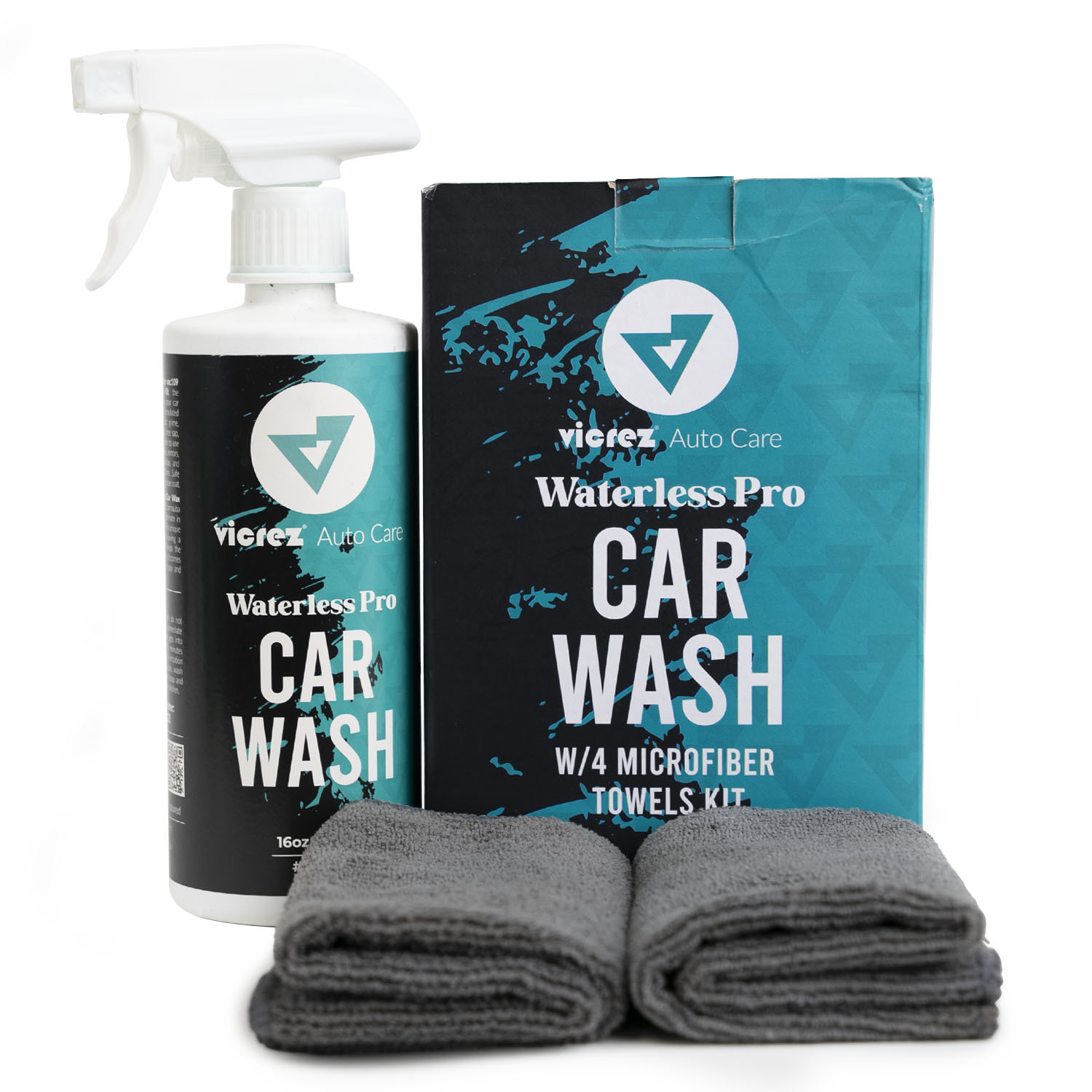 Vicrez Auto Care vac110 Pro Clay Bar and Luber Synthetic Lubricant w/  Microfiber towel Kit 16