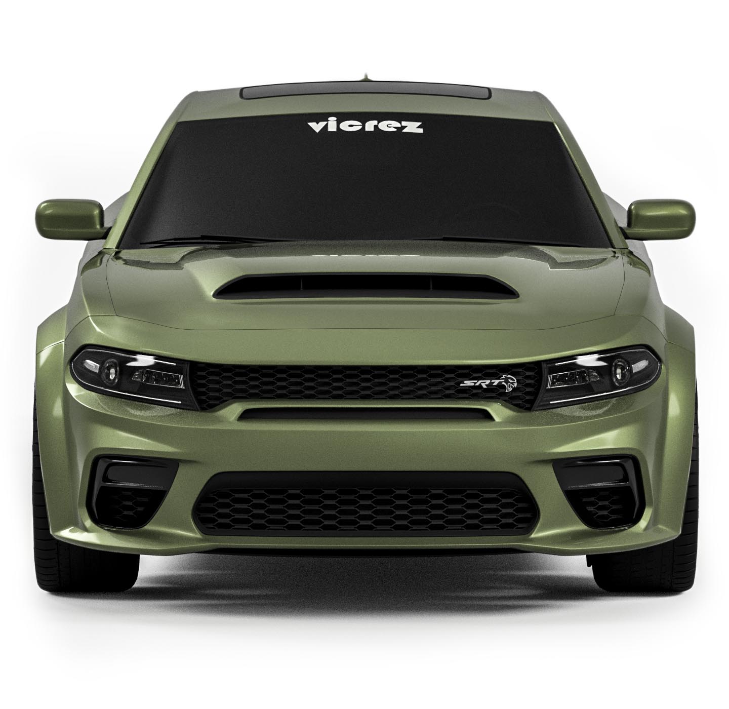 HECASA Gloss Black Rocker Panel Trim For Dodge Charger 2012-2023 | Driver Left Side | Direct Fit OEM Replacement 1QA51TZZAF