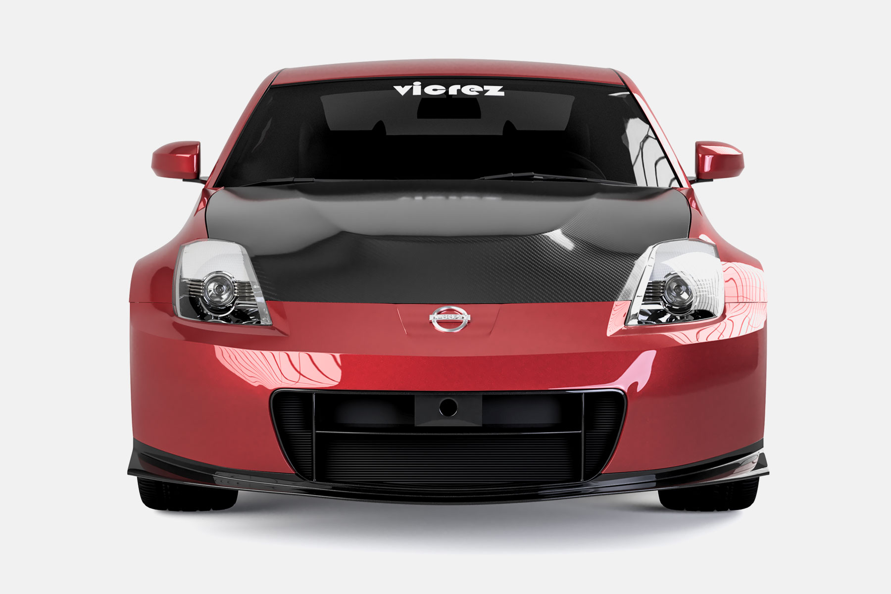 Nissan 350z VIS Racing Carbon Fiber Hood Featured Image